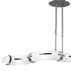 M8651/1 Guss Telescopic GU10 4 Light Polished Chrome White Acrylic