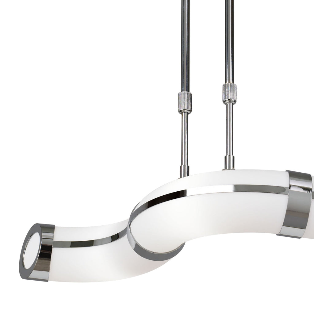 M8652/1 Guss Telescopic GU10 3 Light Polished Chrome White Acrylic