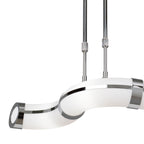 M8652/1 Guss Telescopic GU10 3 Light Polished Chrome White Acrylic