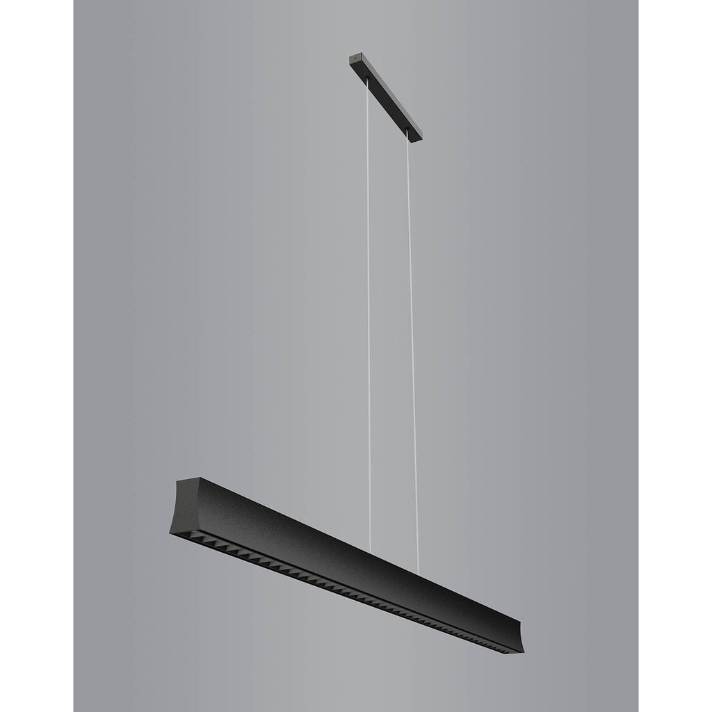 M7545 Hanok Linear Pendant 45° 38W LED Black