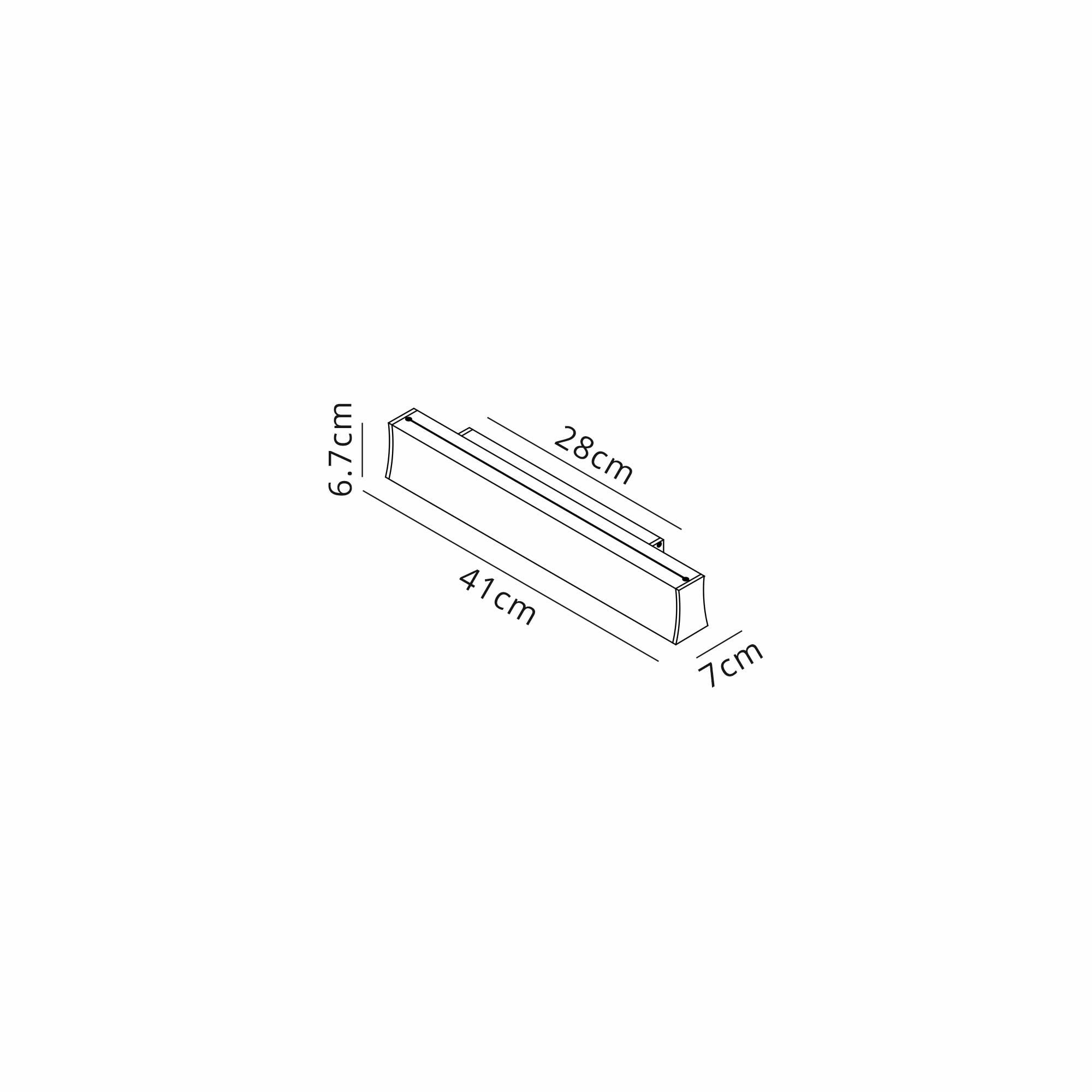 M7777 Hanok Wall Lamp 110° 14W LED Black