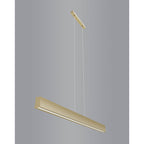 M7569 Hanok Linear Pendant 110° 38W LED Sand Brown
