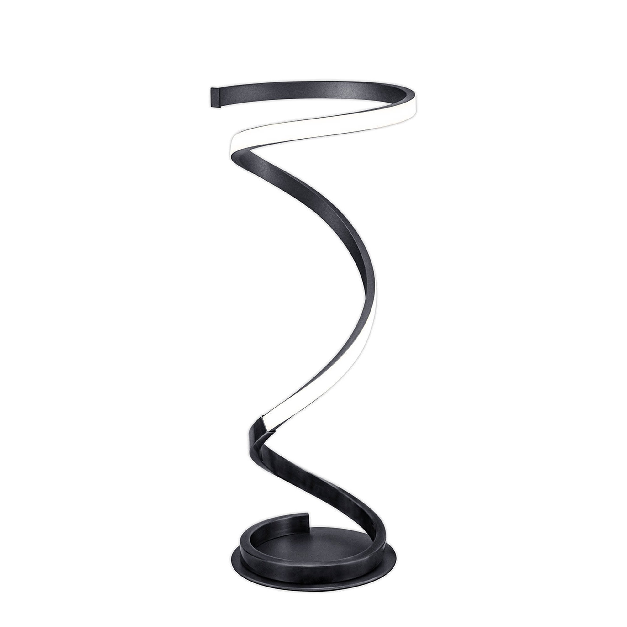 M6104 Helix Table Lamp 52cm 20W LED Black