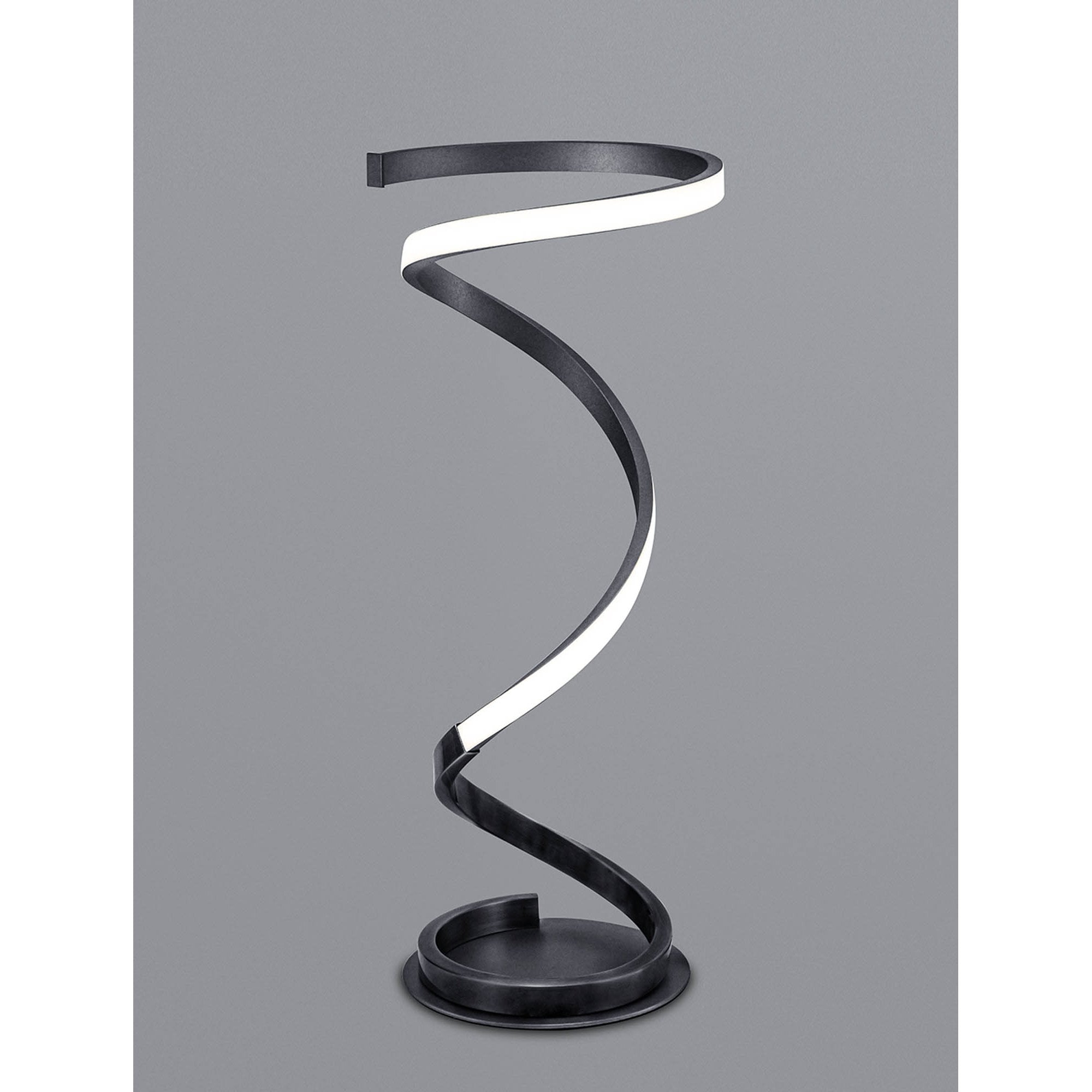 M6104 Helix Table Lamp 52cm 20W LED Black