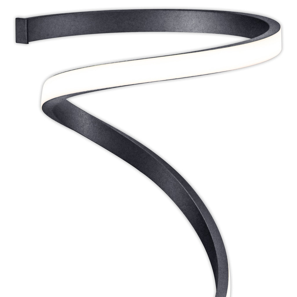 M6104 Helix Table Lamp 52cm 20W LED Black