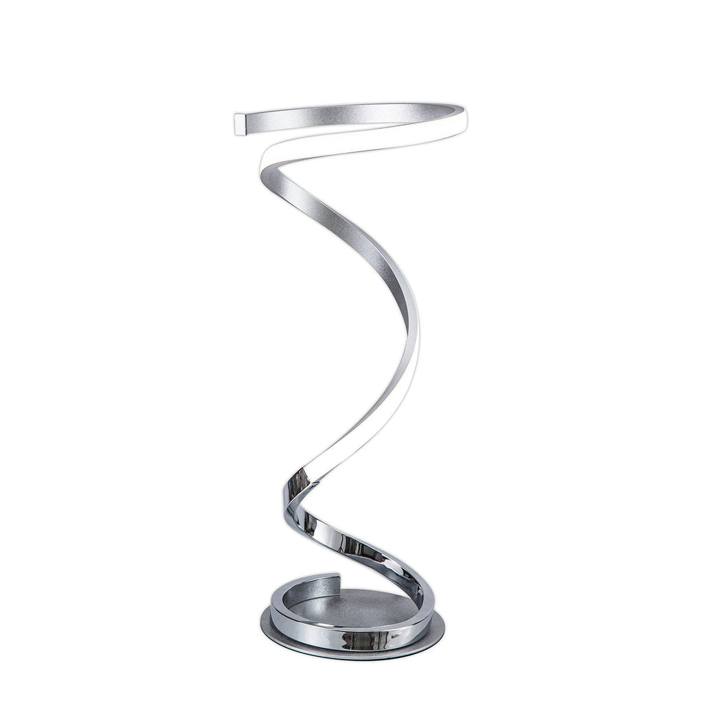 M6103 Helix Table Lamp 52cm 20W LED Polished Chrome
