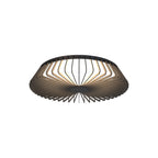 M7968 Himalaya 53cm Round Ceiling (Light Only) 56W LED Remote Control Black