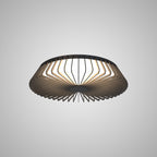 M7968 Himalaya 53cm Round Ceiling (Light Only) 56W LED Remote Control Black