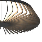 M7968 Himalaya 53cm Round Ceiling (Light Only) 56W LED Remote Control Black