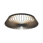 M7965 Himalaya 63cm Round Ceiling (Light Only) 80W LED Remote Control Black