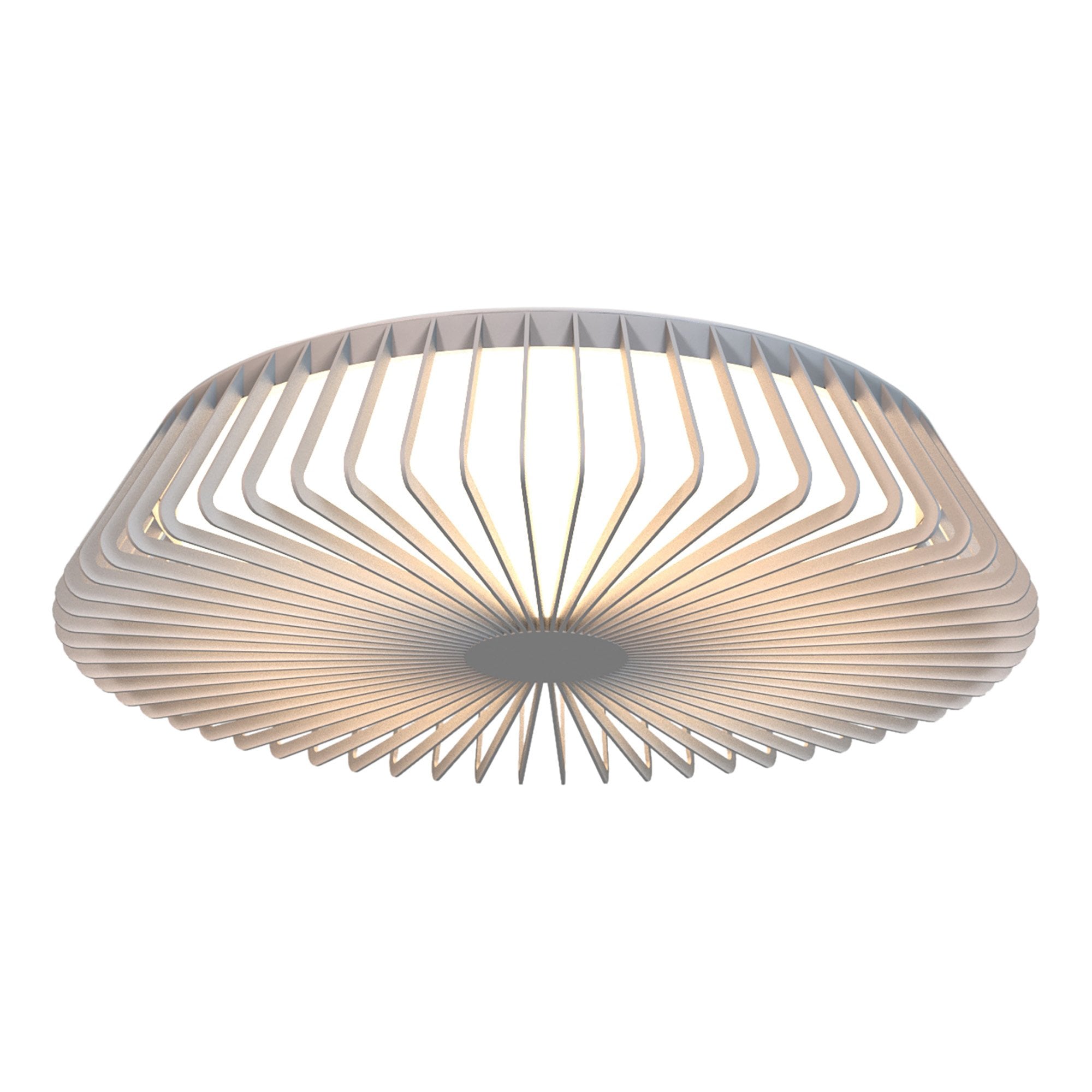 M7963 Himalaya 63cm Round Ceiling (Light Only) 80W LED Remote Control White