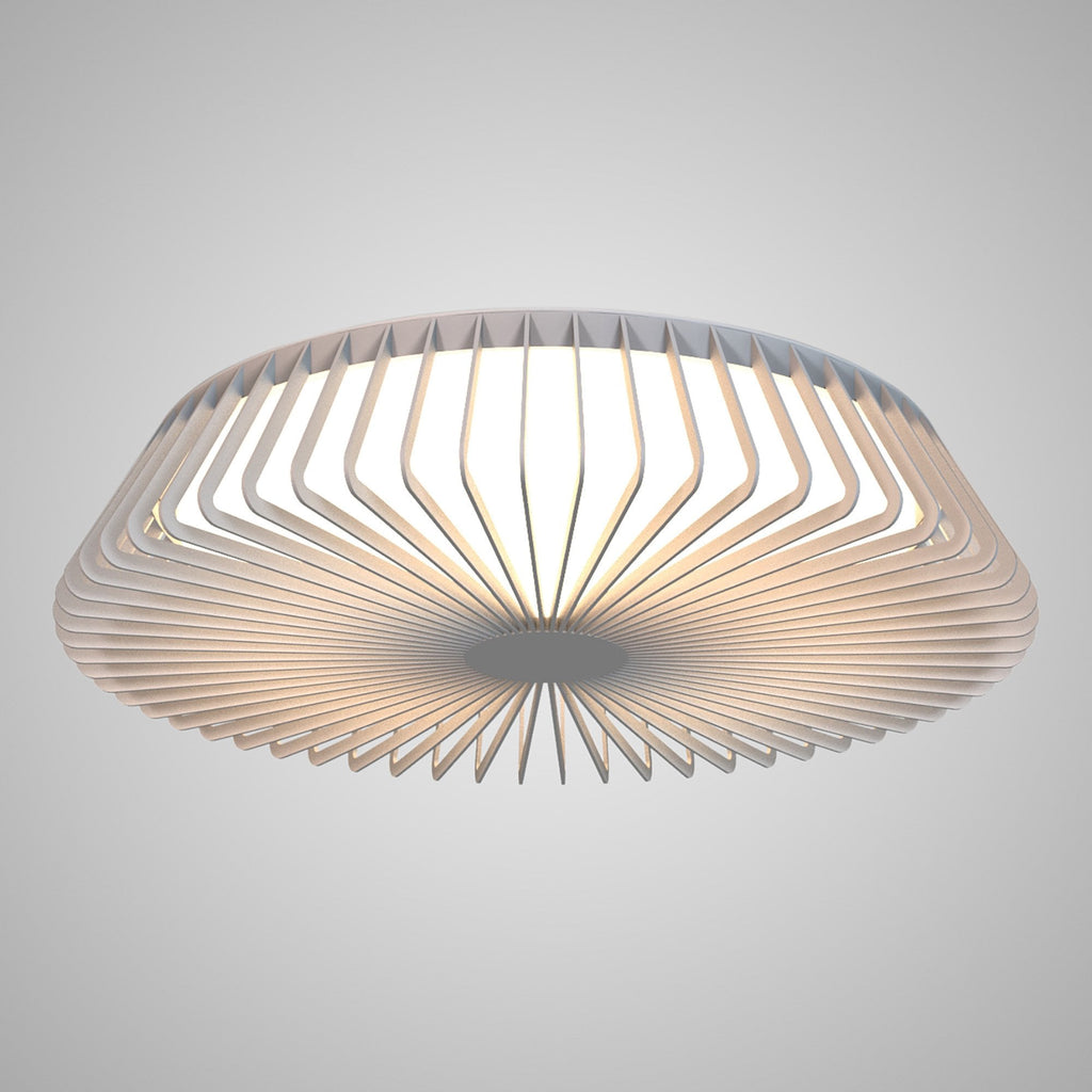M7963 Himalaya 63cm Round Ceiling (Light Only) 80W LED Remote Control White