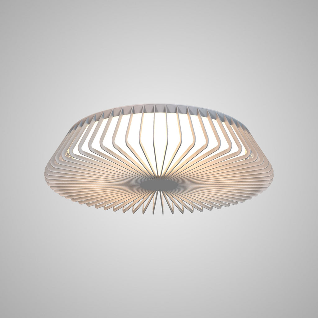 M7966 Himalaya 53cm Round Ceiling (Light Only) 56W LED Remote Control White