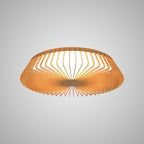 M7967 Himalaya 53cm Round Ceiling (Light Only) 56W LED Remote Control Wood