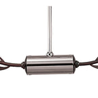 M0119 Holland Telescopic Linear Pendant Line 4 Light G9 Polished Chrome Wenge
