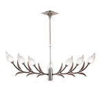 M0116 Holland Telescopic Pendant 9 Light G9 Polished Chrome/Wenge