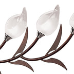 M0116 Holland Telescopic Pendant 9 Light G9 Polished Chrome/Wenge