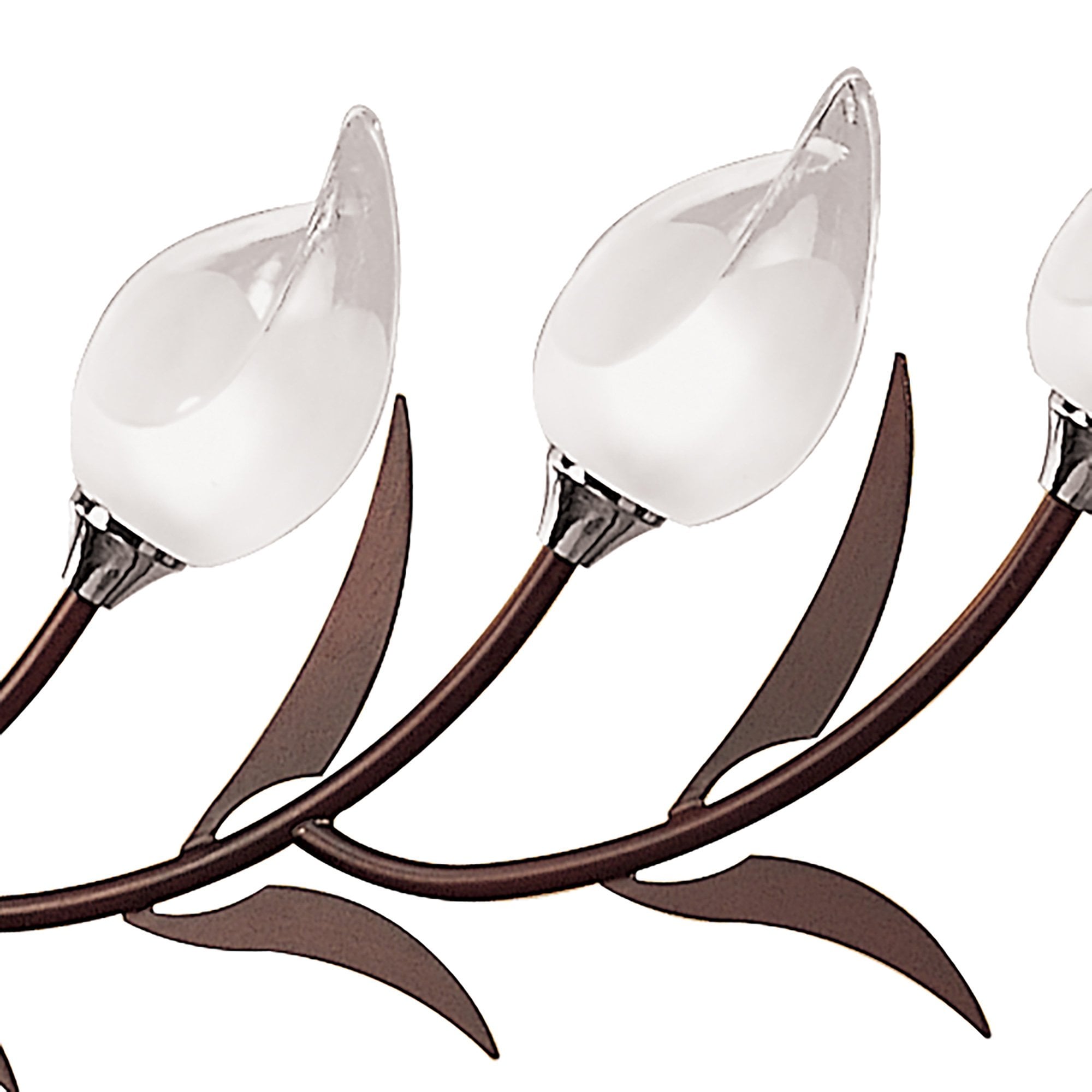 M0116 Holland Telescopic Pendant 9 Light G9 Polished Chrome/Wenge