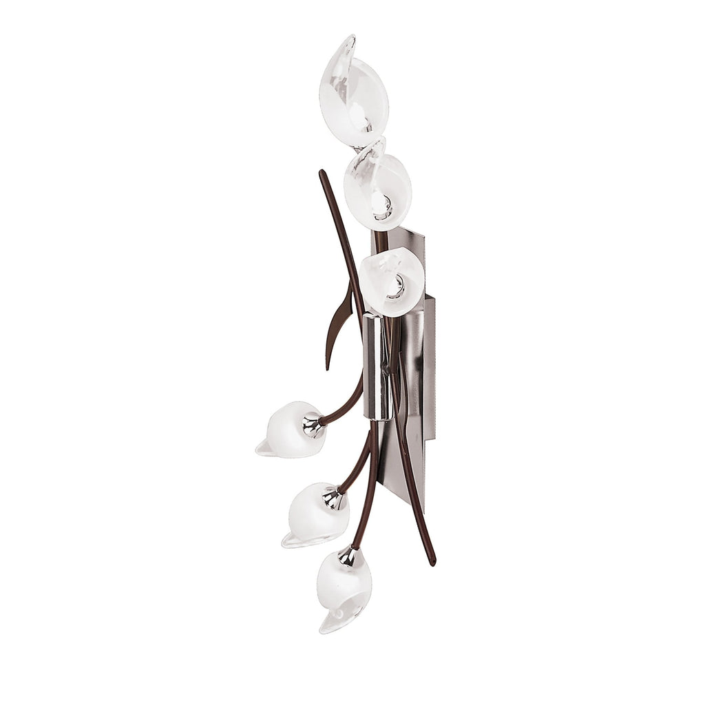 M0124/S Holland Ceiling/Wall Switched 6 Light G9 Polished Chrome/Wenge