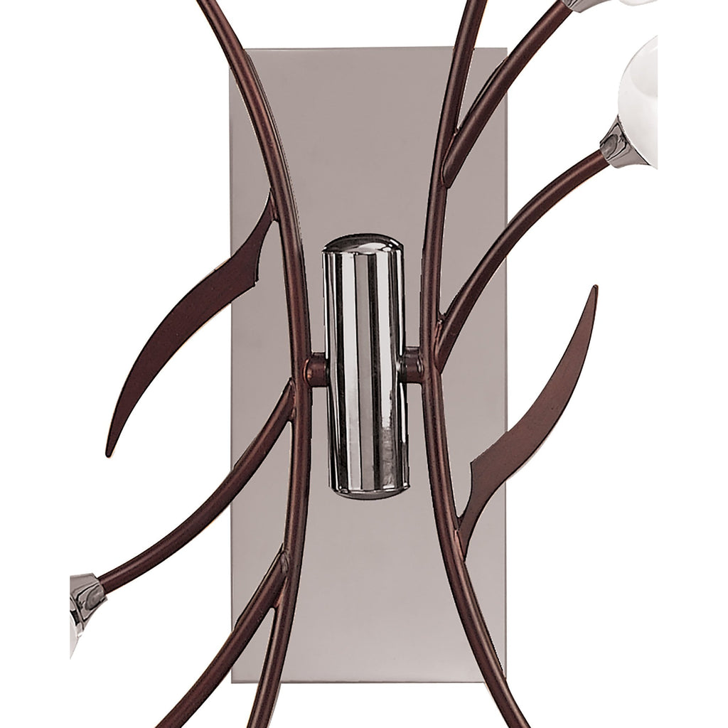M0124/S Holland Ceiling/Wall Switched 6 Light G9 Polished Chrome/Wenge