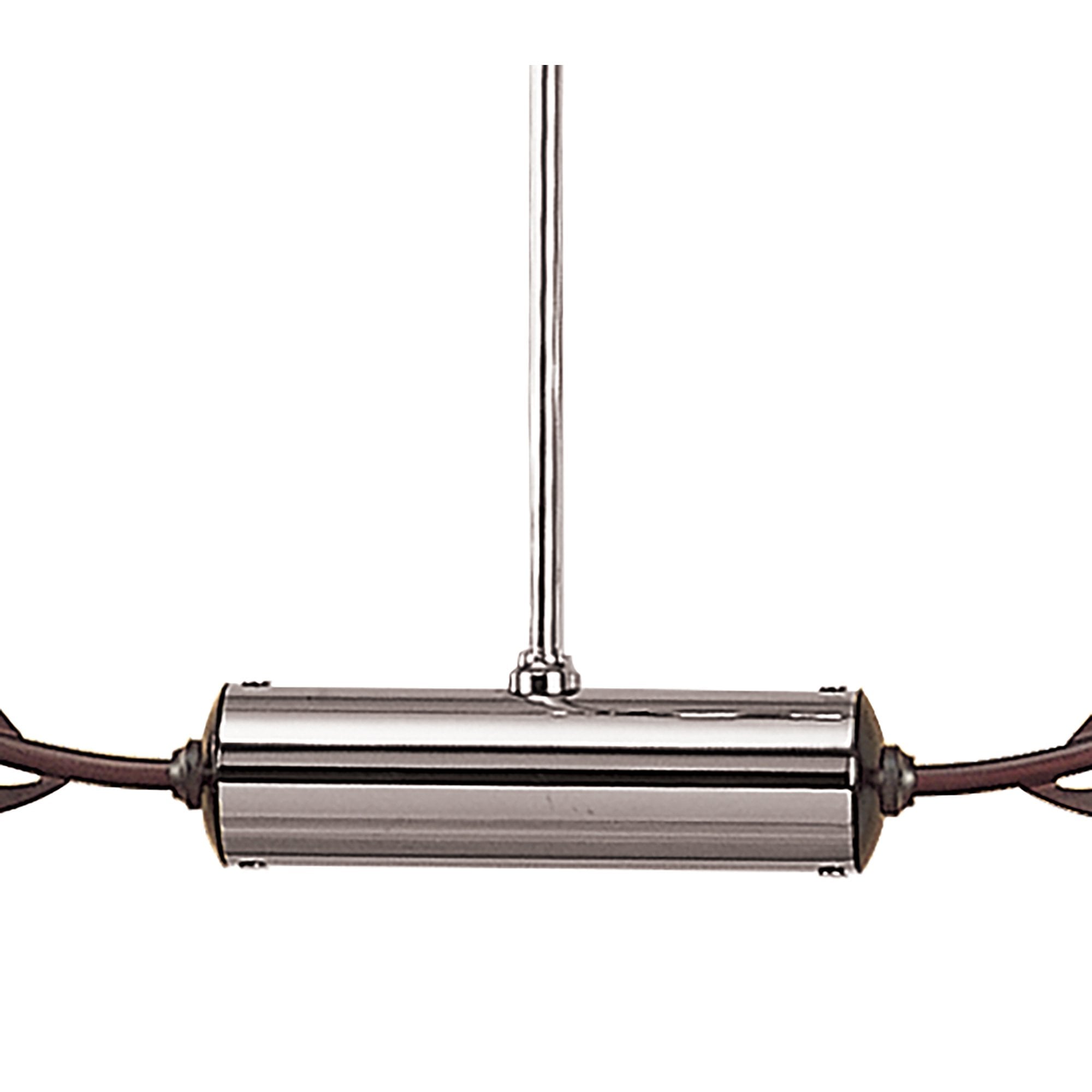 M0120 Holland Telescopic Linear Pendant Line 6 Light G9 Polished Chrome Wenge