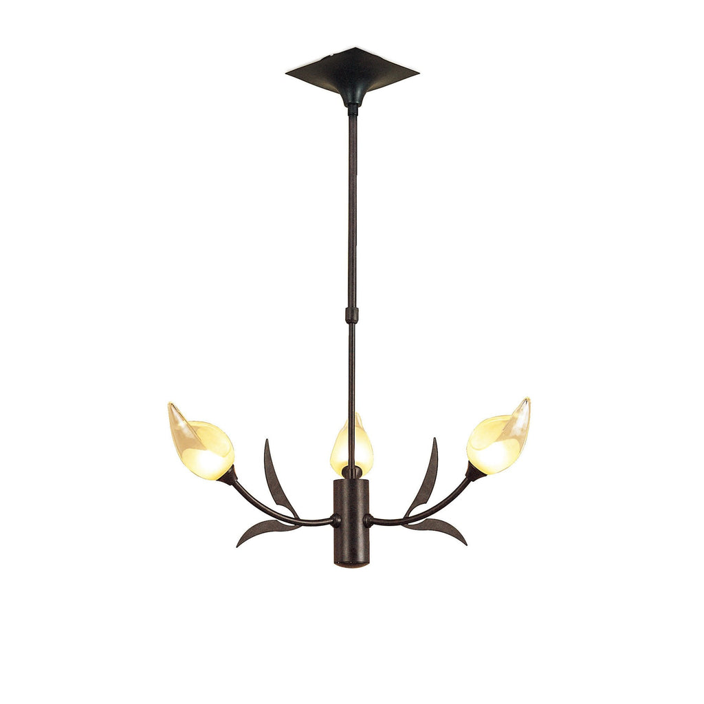 M0108 Holland Telescopic Pendant 3 Light G9 Brown/Black Oxide