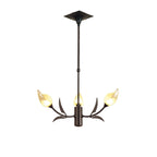 M0108 Holland Telescopic Pendant 3 Light G9 Brown/Black Oxide
