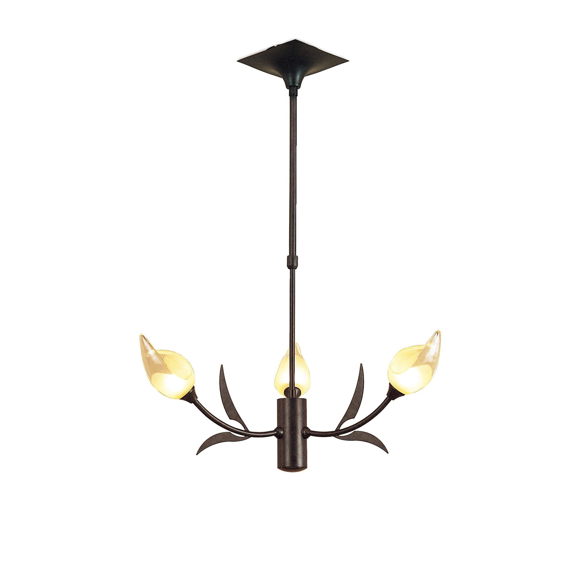 M0108 Holland Telescopic Pendant 3 Light G9 Brown/Black Oxide