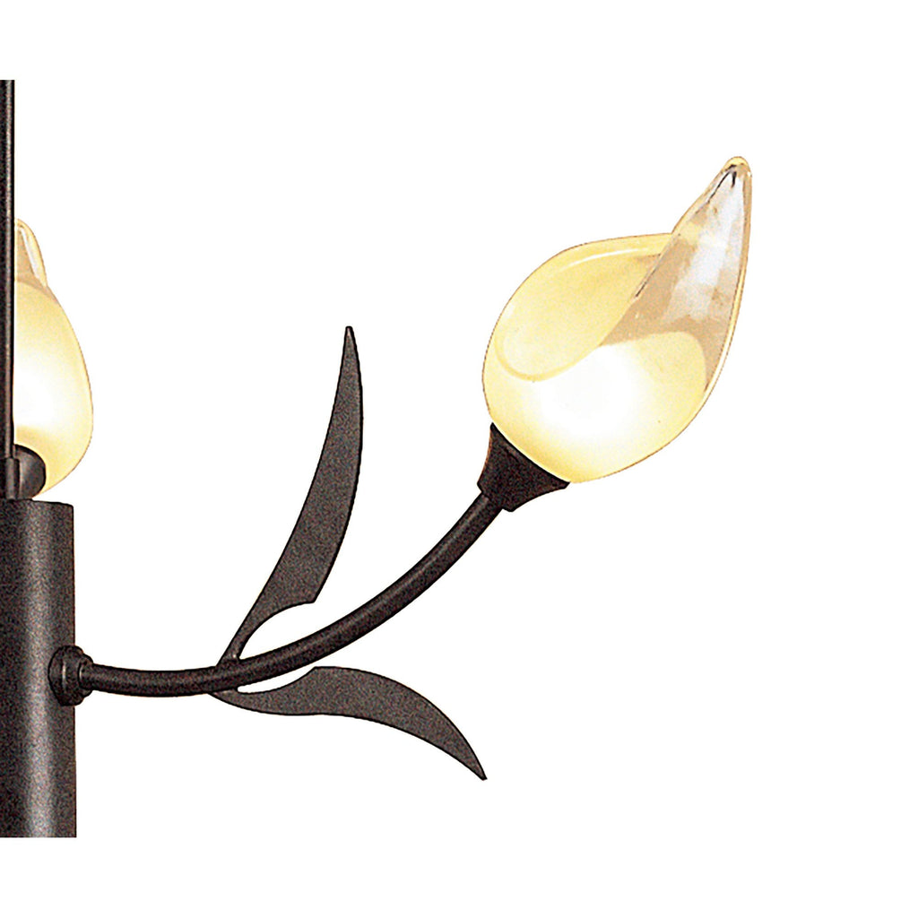 M0108 Holland Telescopic Pendant 3 Light G9 Brown/Black Oxide