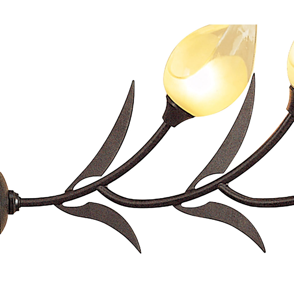 M0110 Holland Telescopic Linear Pendant Line 6 Light G9 Brown Black Oxide
