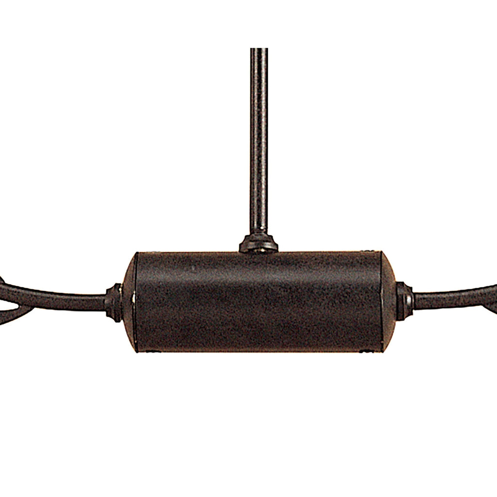 M0109 Holland Telescopic Linear Pendant Line 4 Light G9 Brown Black Oxide