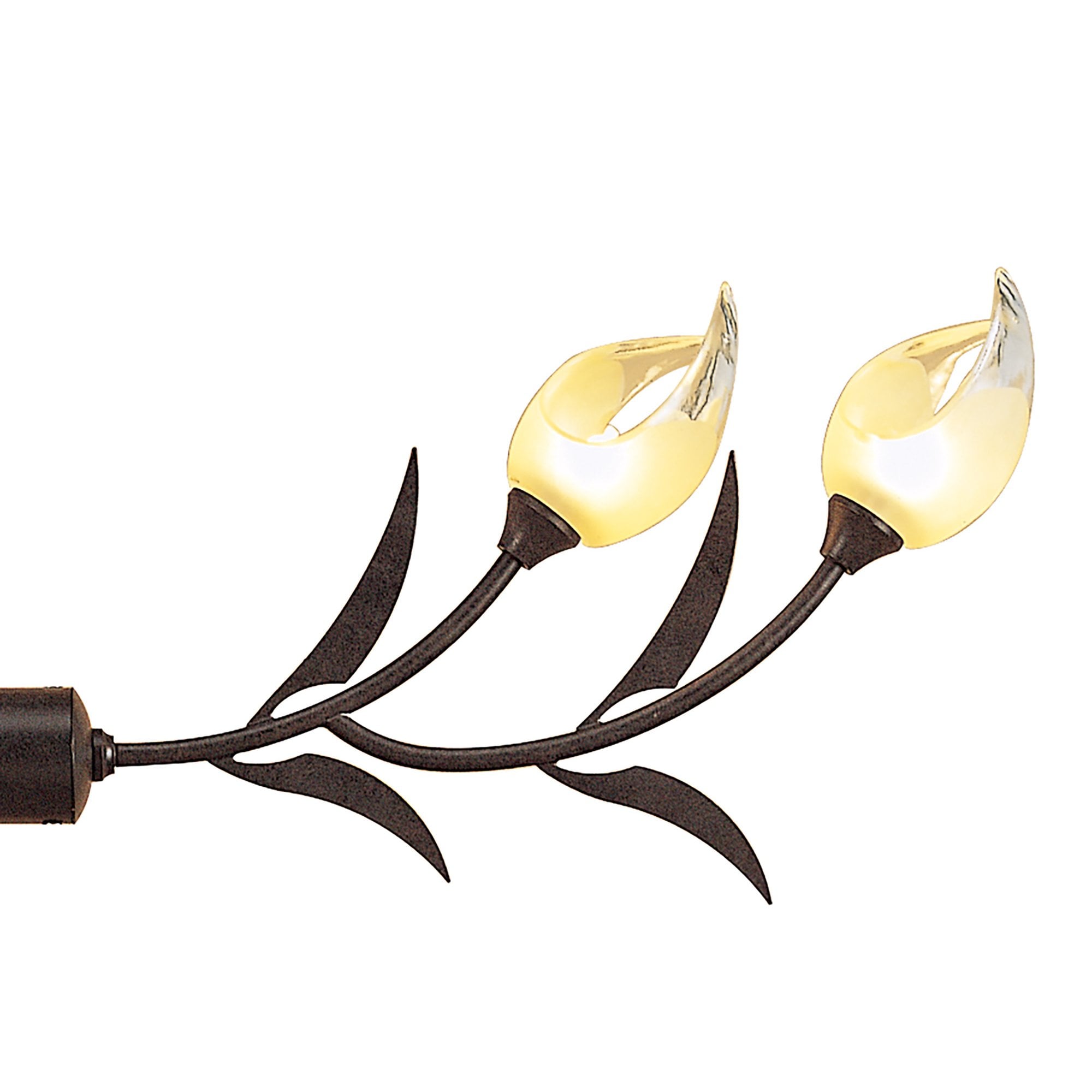M0109 Holland Telescopic Linear Pendant Line 4 Light G9 Brown Black Oxide