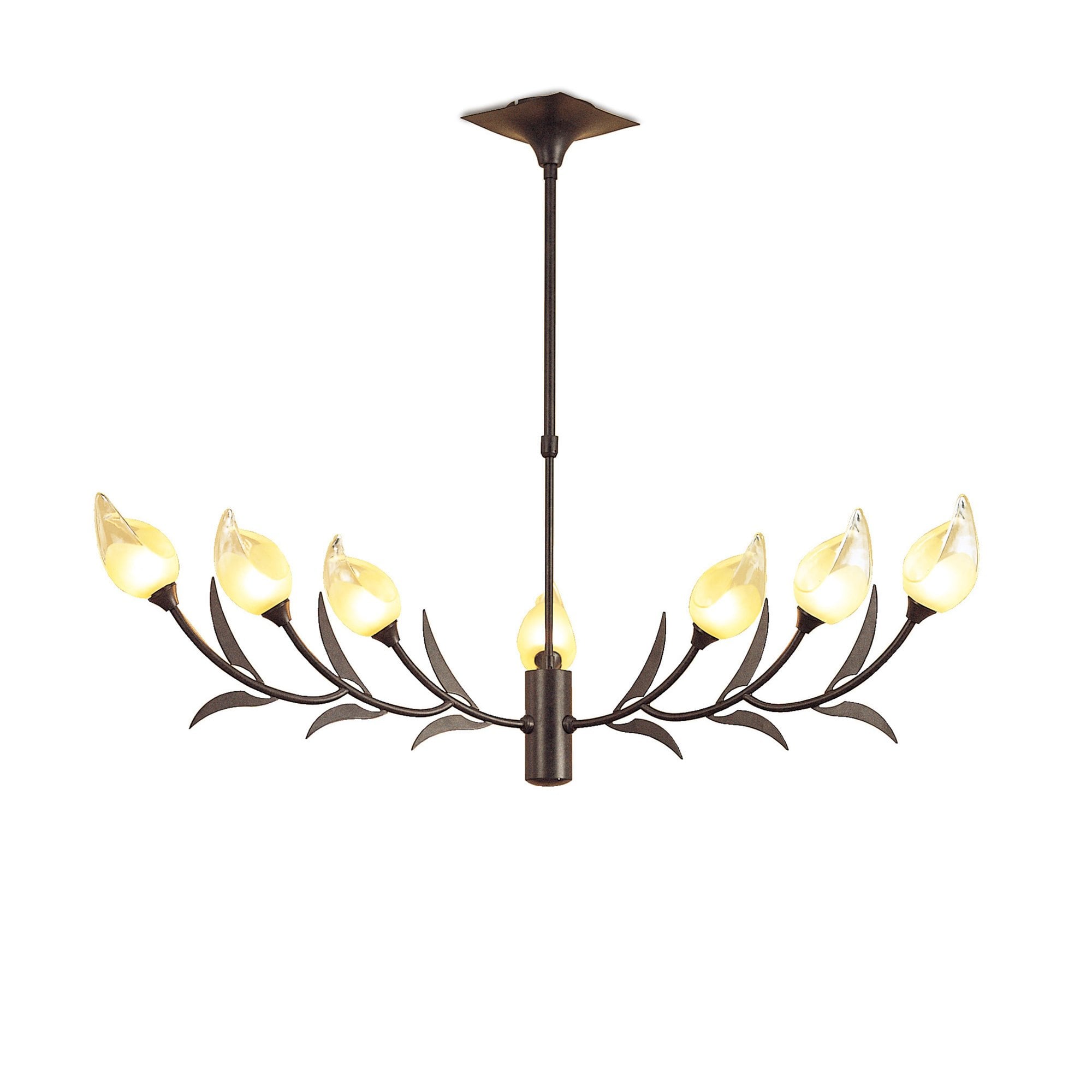 M0106 Holland Telescopic Pendant 9 Light G9 Brown/Black Oxide