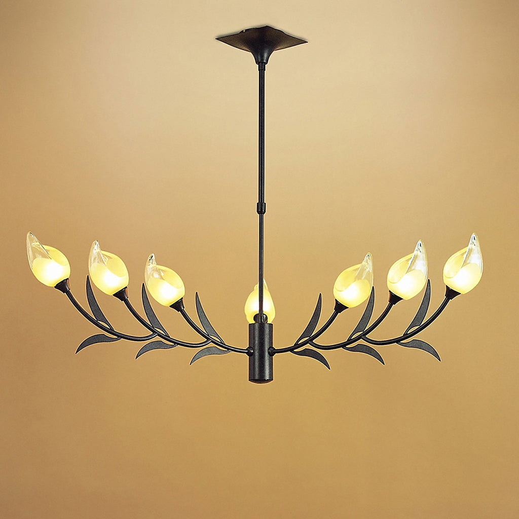 M0106 Holland Telescopic Pendant 9 Light G9 Brown/Black Oxide