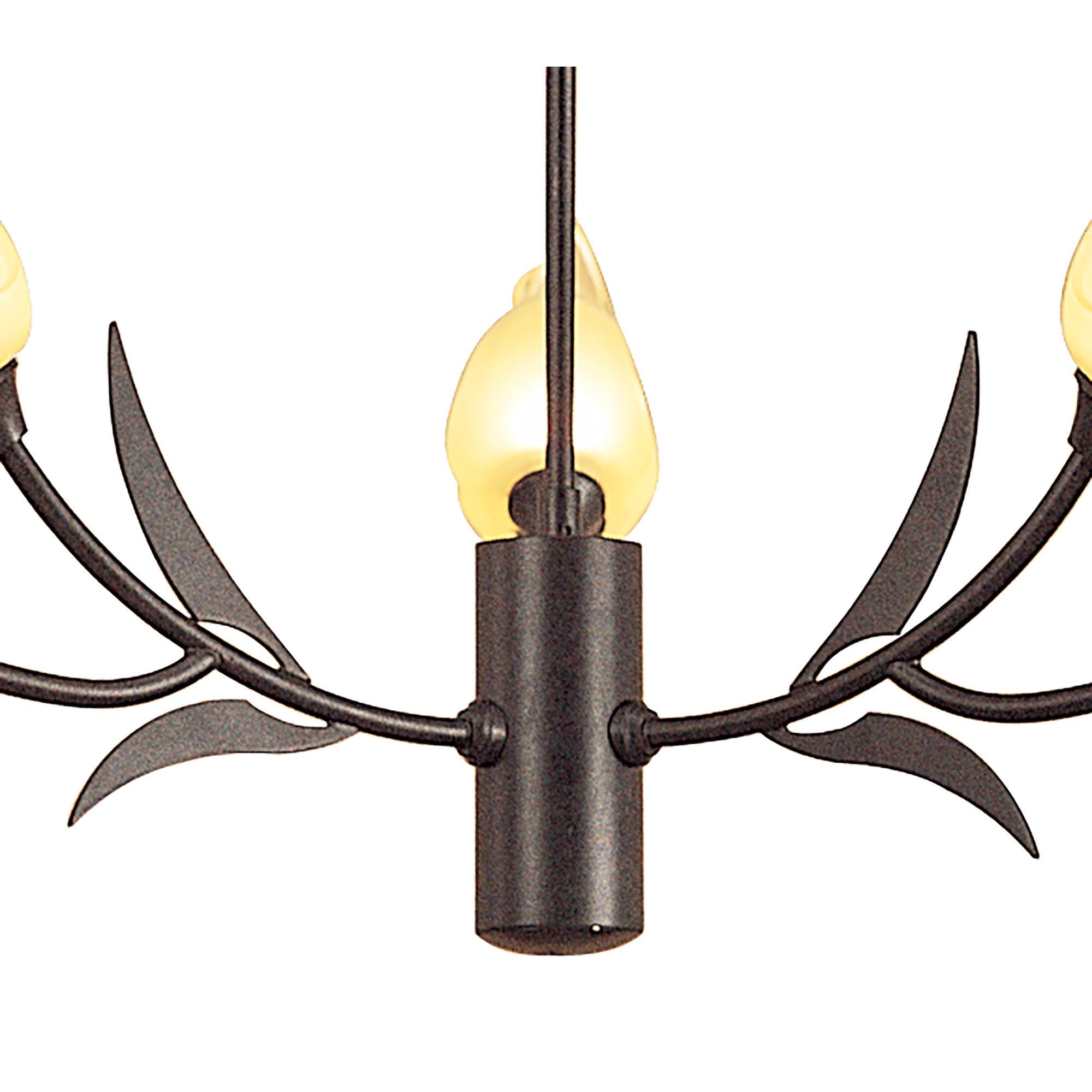M0106 Holland Telescopic Pendant 9 Light G9 Brown/Black Oxide