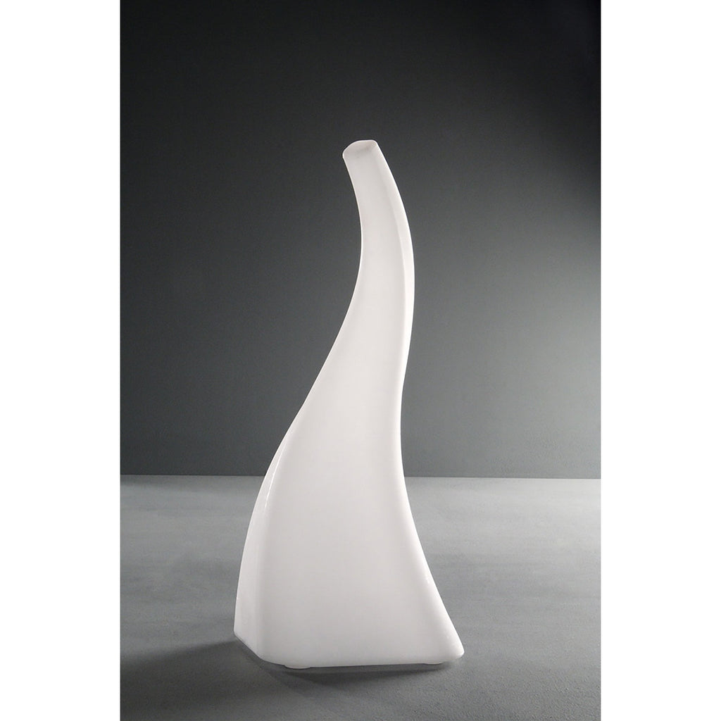 M1324 Flame Table Lamp 1 Light E27 Small Outdoor Opal White