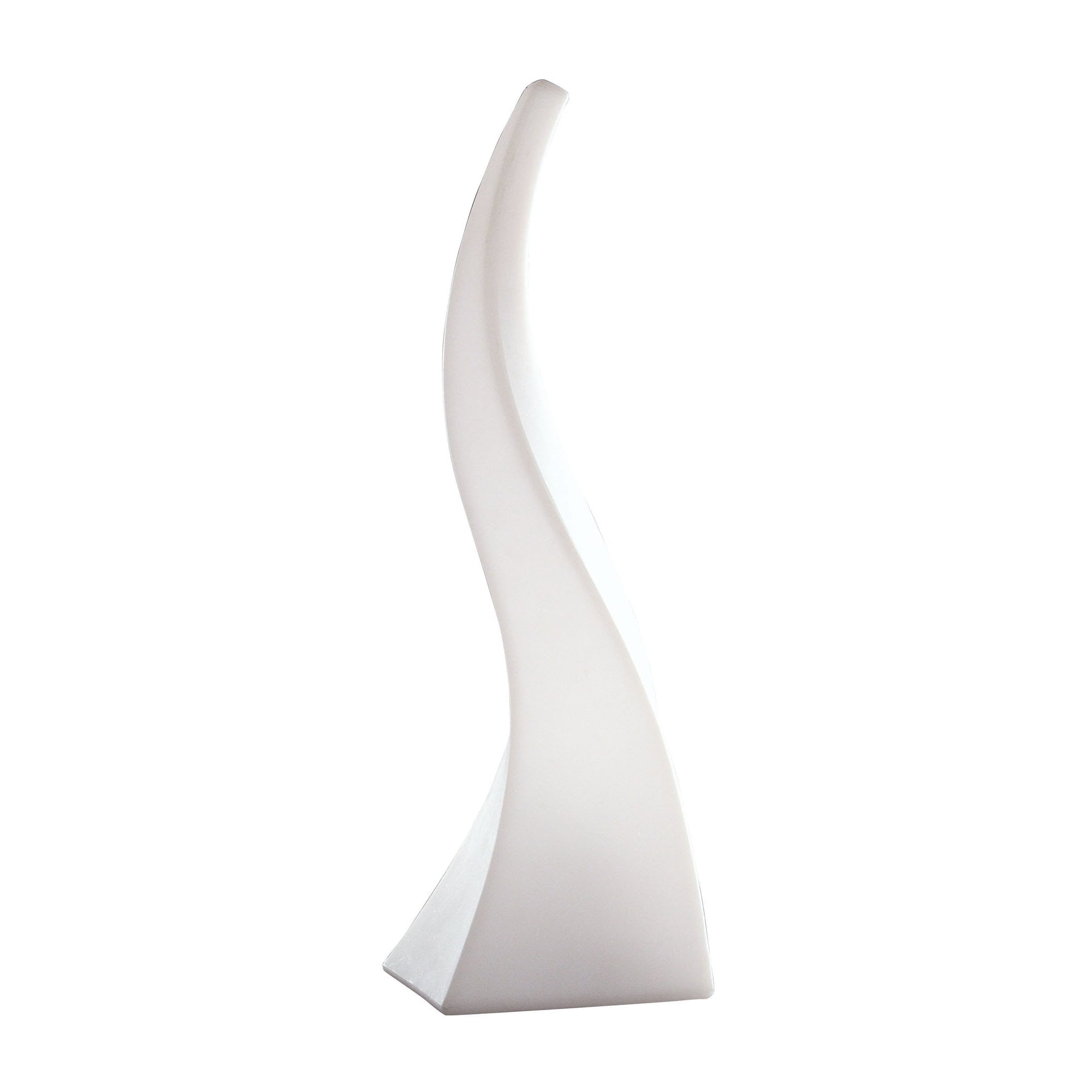 M1326 Flame Table Lamp 1 Light E27 Large Outdoor Opal White