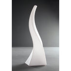 M1326 Flame Table Lamp 1 Light E27 Large Outdoor Opal White