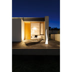 M1326 Flame Table Lamp 1 Light E27 Large Outdoor Opal White