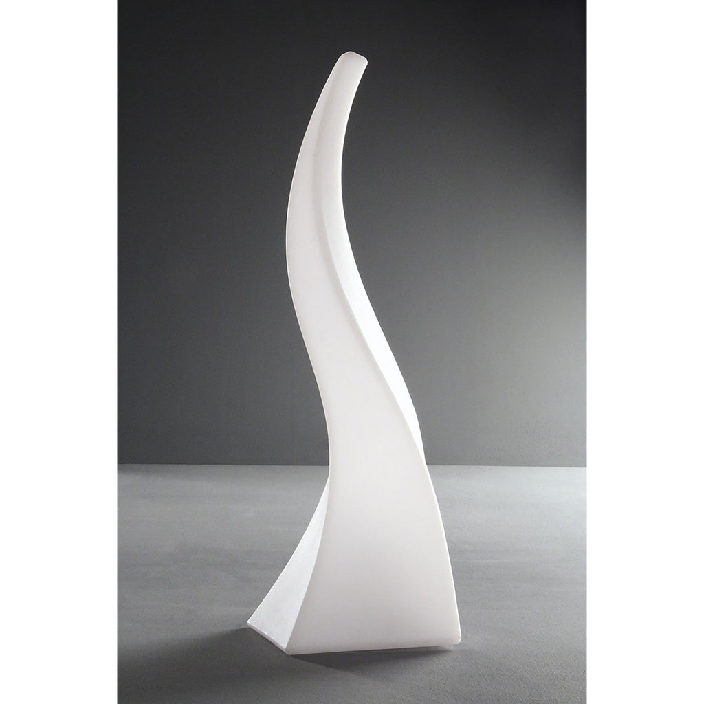 M1327 Flame Table Lamp 1 Light E27 Large Indoor Opal White