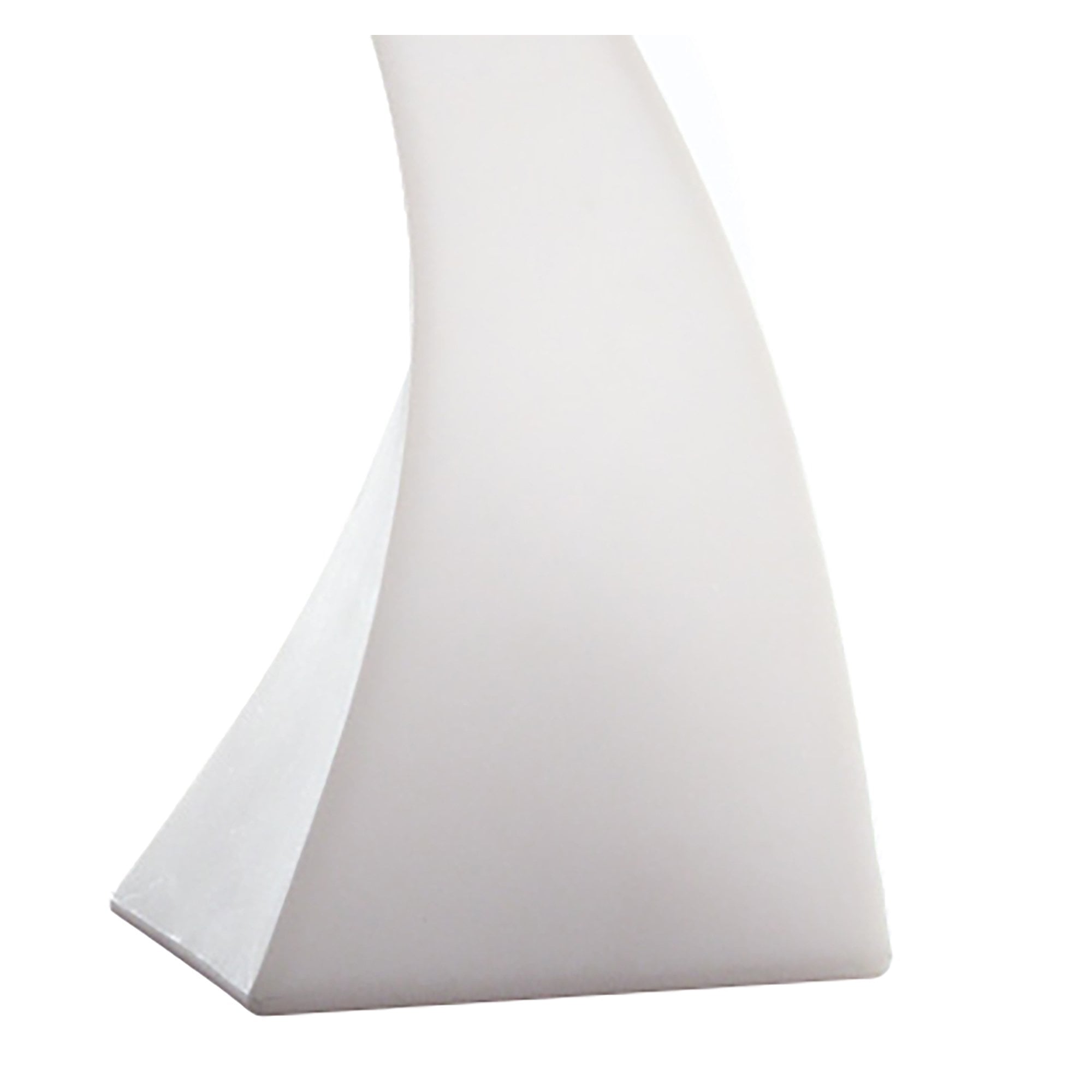 M1327 Flame Table Lamp 1 Light E27 Large Indoor Opal White