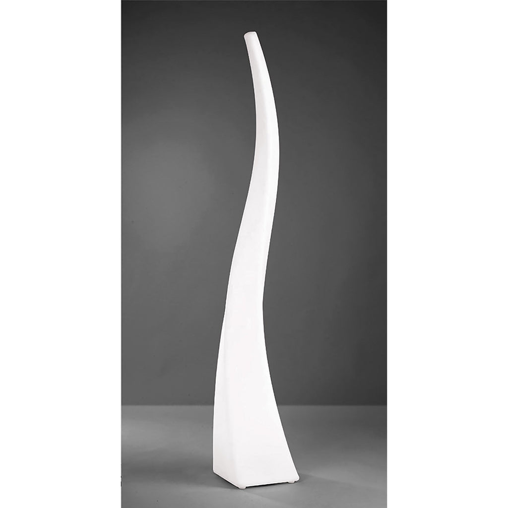 M1400 Flame Floor Lamp 4+1 Light GU10/E27 Outdoor Opal White