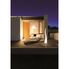 M1400 Flame Floor Lamp 4+1 Light GU10/E27 Outdoor Opal White