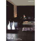 M1400 Flame Floor Lamp 4+1 Light GU10/E27 Outdoor Opal White