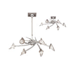 M0301 Flavia Telescopic Pendant Convertible To Semi Flush Round 6 Light G9 Polished Chrome