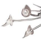 M0301 Flavia Telescopic Pendant Convertible To Semi Flush Round 6 Light G9 Polished Chrome