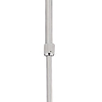 M0302 Flavia Telescopic Pendant Convertible To Semi Flush Round 4 Light G9 Polished Chrome