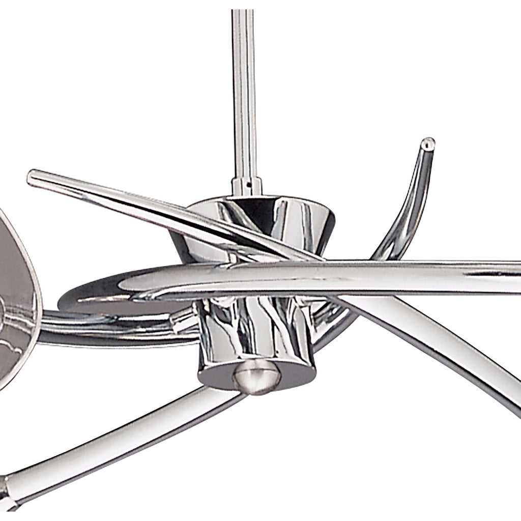 M0302 Flavia Telescopic Pendant Convertible To Semi Flush Round 4 Light G9 Polished Chrome