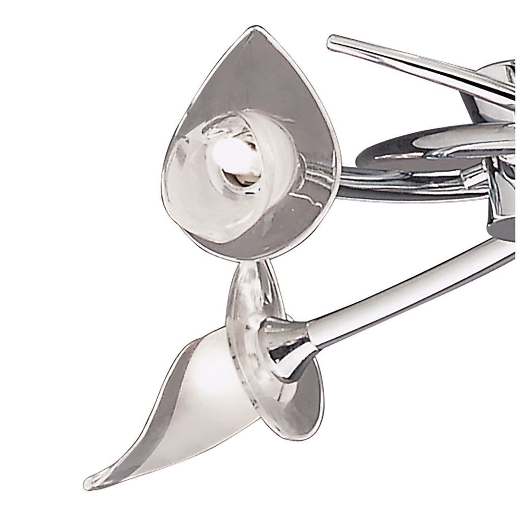 M0302 Flavia Telescopic Pendant Convertible To Semi Flush Round 4 Light G9 Polished Chrome