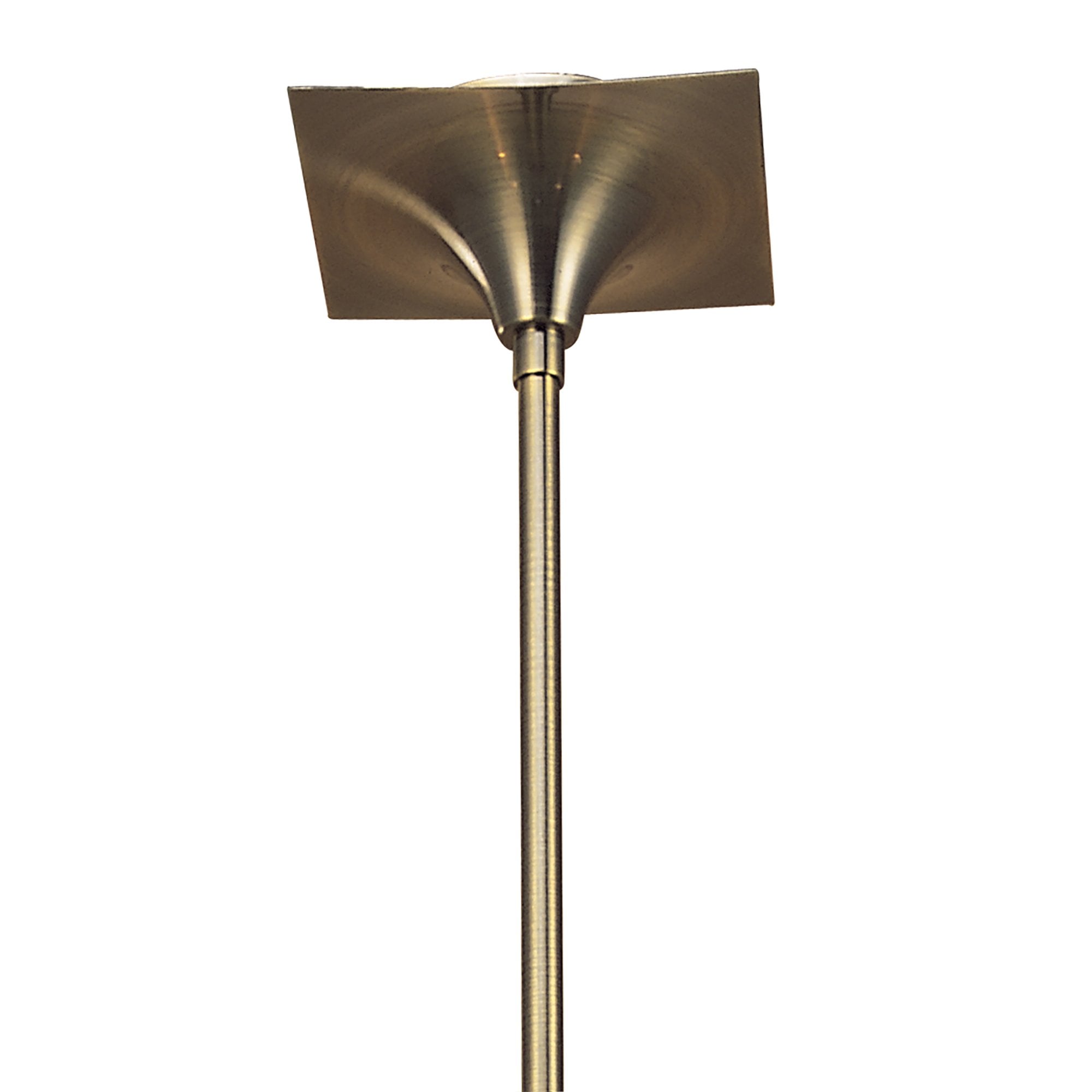M0302AB Flavia Telescopic Pendant Convertible To Semi Flush Round 4 Light G9 Antique Brass